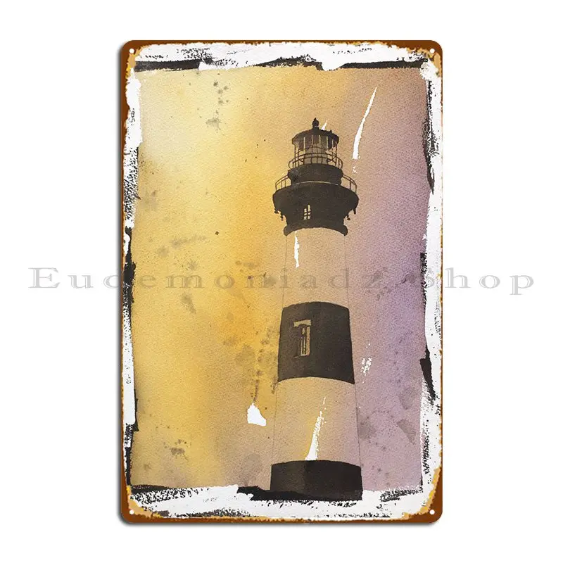 Bodie Island Lighthouse Metal Sign Kitchen Garage Custom Wall Custom Pub Tin Sign Poster