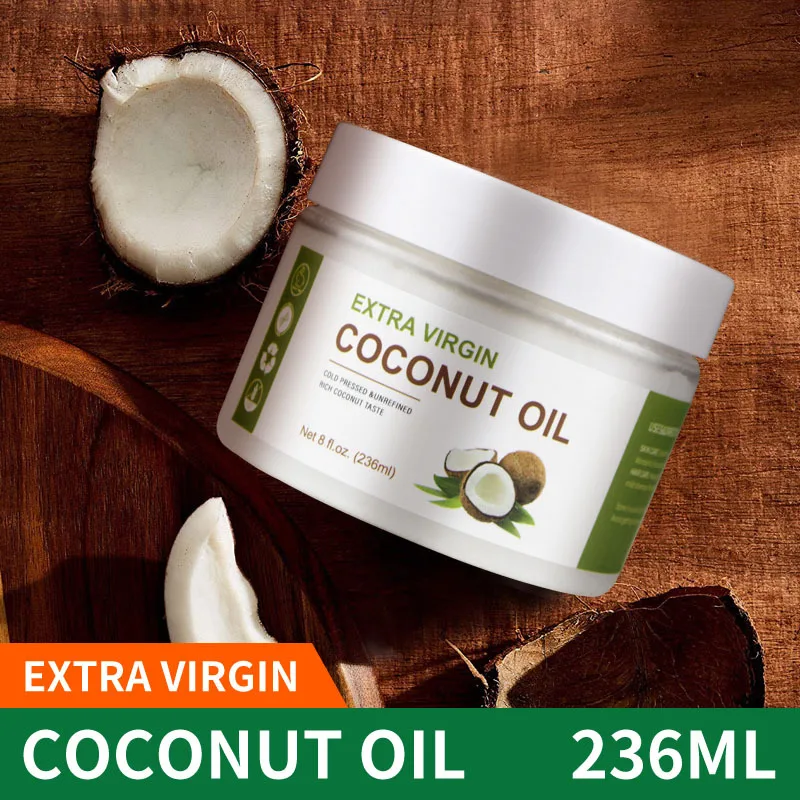 Natural Pure Coconut Oil Organic Premium Philippine Cold Pressed