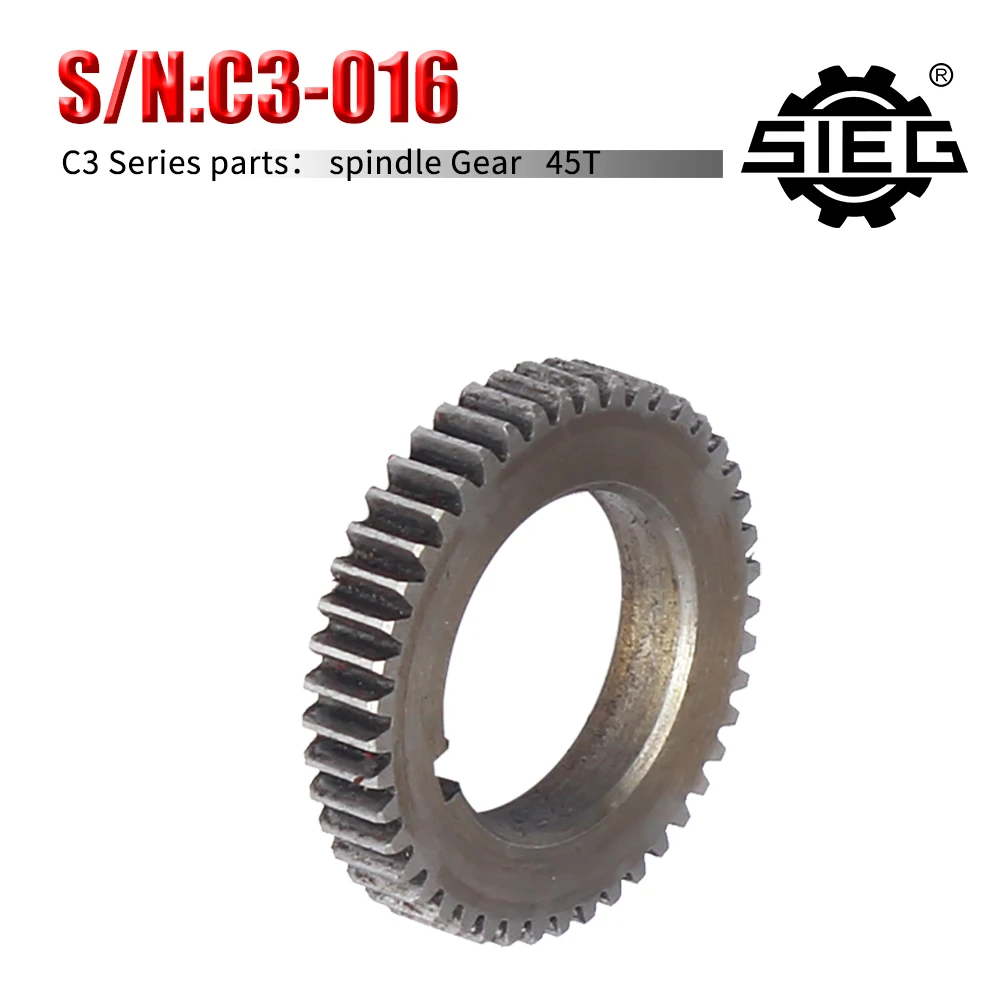 

Spindle Gear 45 Teeth SEIG C3&JET BD-7 Mini Lathe Steel Gear Spares