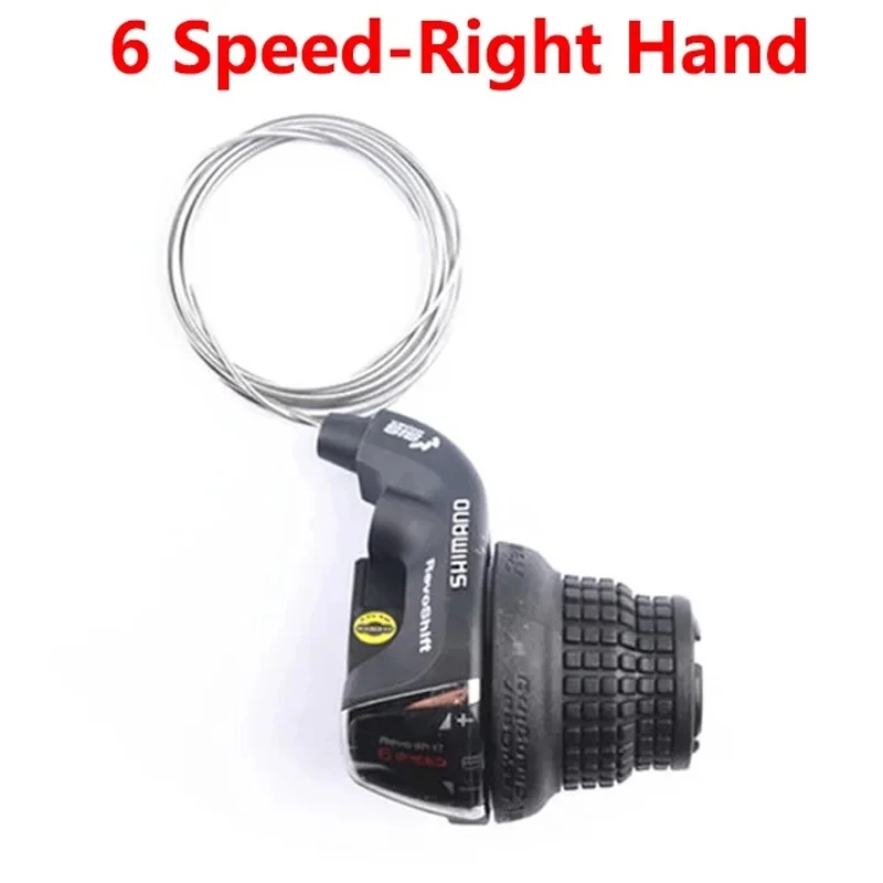 Enhanced Product Title: Shimano Tourney Revoshift Grip Bike Twist Shifter Lever with Grips