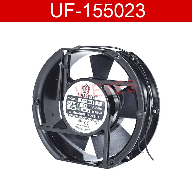 

NEW For FULLTECH UF-155023 H AC230V 0.23A 38/36W 50/60Hz 2-Wire Cooling Fan