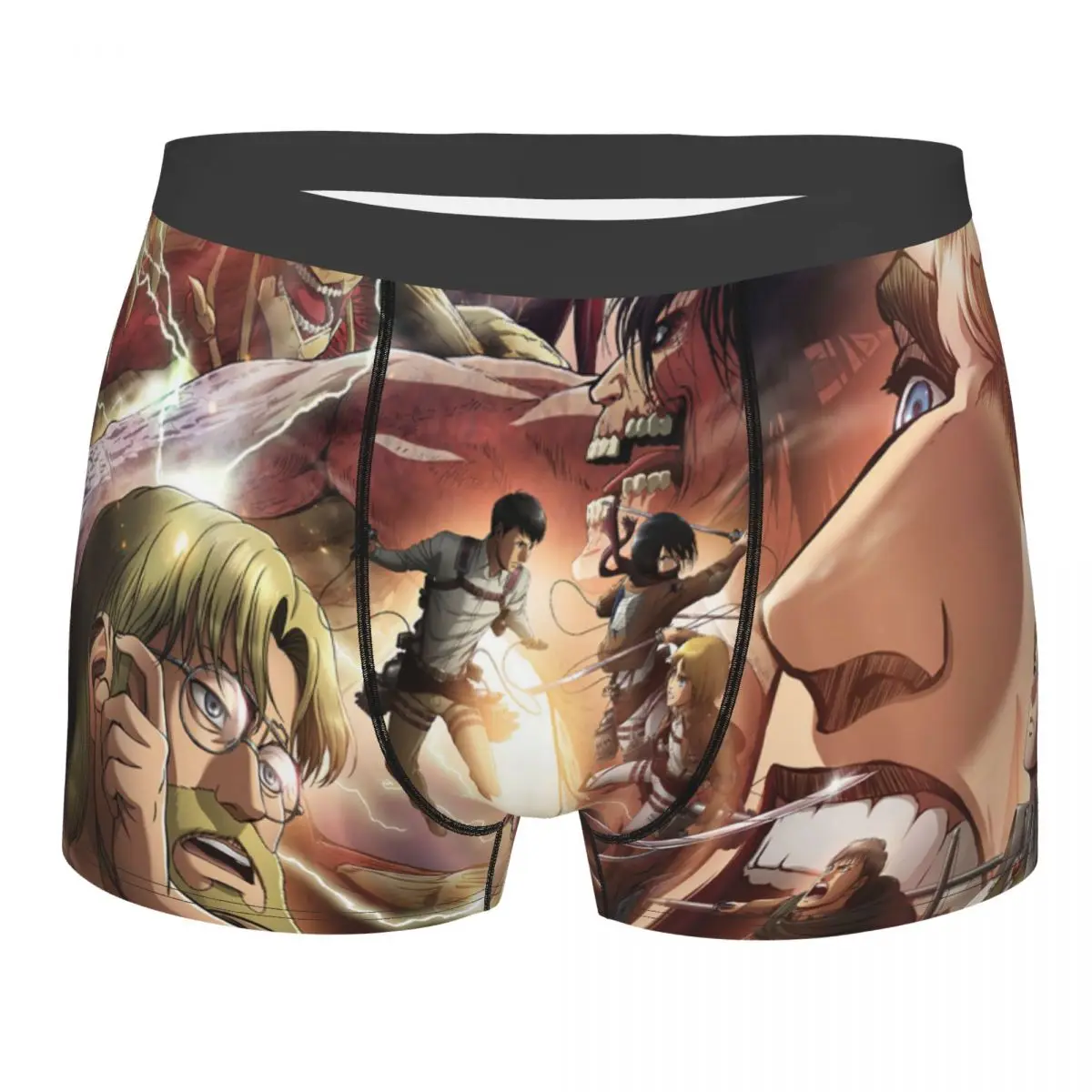 

Character Attack on Titan Anime Underpants Cotton Panties Men's Underwear Comfortable Shorts Boxer Briefs