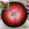 300g Segment Dyed Pure Cotton Yarn Gradient Cake Thread Lace Segment Dyed Thread Hand Weaving DIY Shawl Dresses Baby Sweaters 6