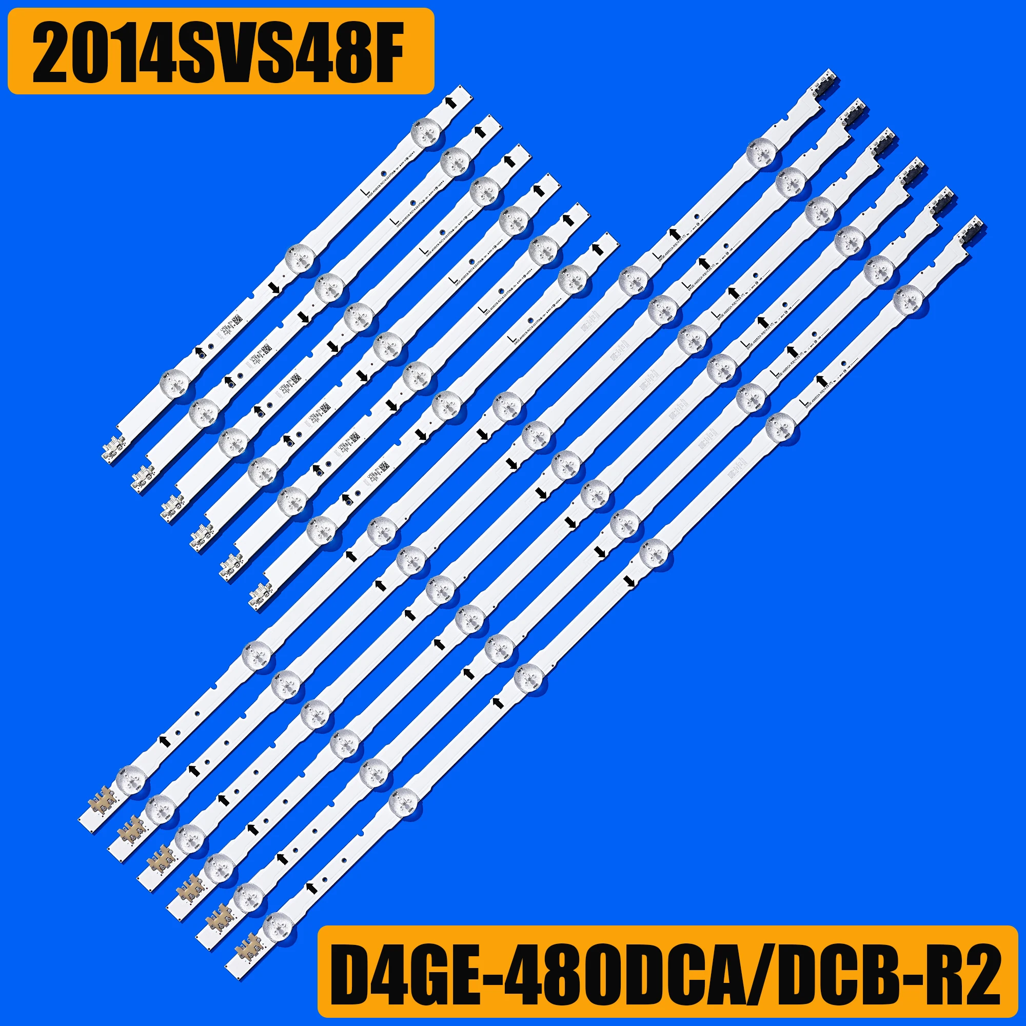 1 kit-12 Uds tira de LED para UE48H6200AK 2014SVS48F_3228 D4GE-480DCA-R2 D4GE-480DCB-R2 D4GE-480DCA-R3 D4GE-480DCB-R3