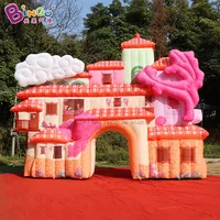 Personalized 8x6 Meters Inflatable Magic House For Event Decoration / 26 Feet Giant Inflated Castle Balloon Toys - BG-Z0534 1