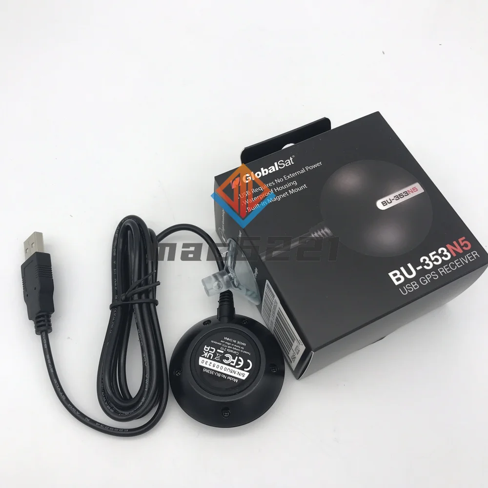 

USB GPS-приемник GlobalSat, 1 шт., BU-353 S4 для ноутбука, высокое качество, 48 каналов