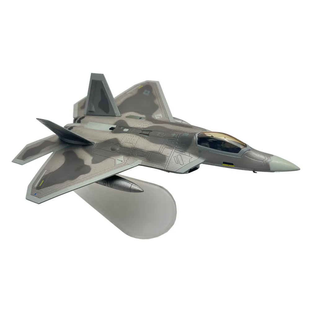 1:100 1/100 Scale Us Lockheed Martin F-22 F22 Raptor Fighter Diecast Model Airplane Metal Gift Kids Toys