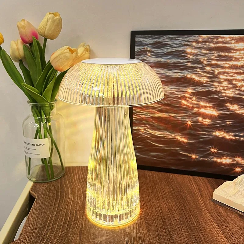 Transparent Mushroom Lamp