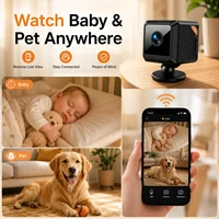 Mini caméra WiFi 1080P, vision nocturne, sécurité domestique intelligente, surveillance CCTV, camping en plein air, caméra subminiature 3