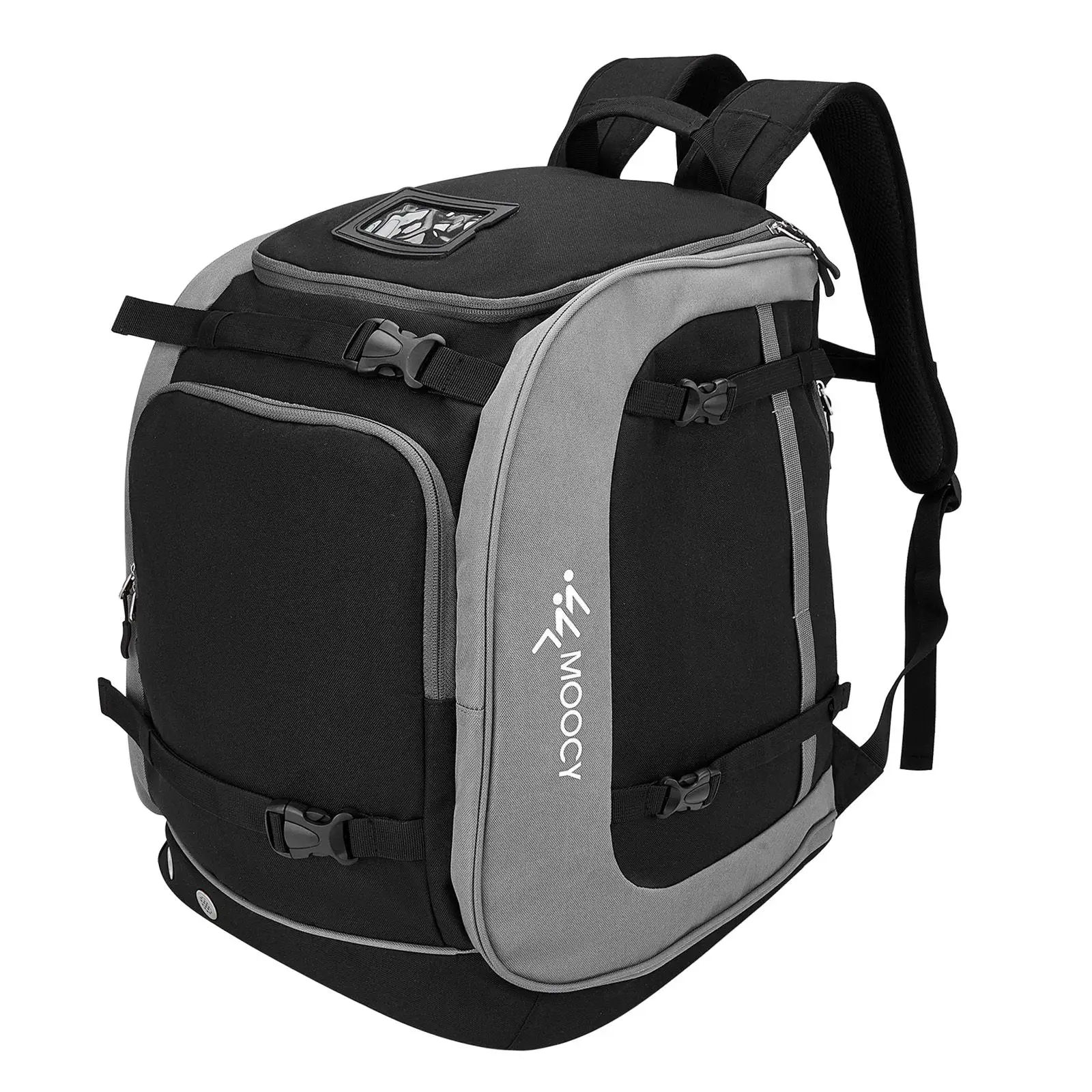 Ski Bags Ski Boot Bag Portable 65L Ski Backpack Large Capacity Storage Bag Lightweight Boot Bag For Goggles Jacket Skis Snowboard Accessories Gloves