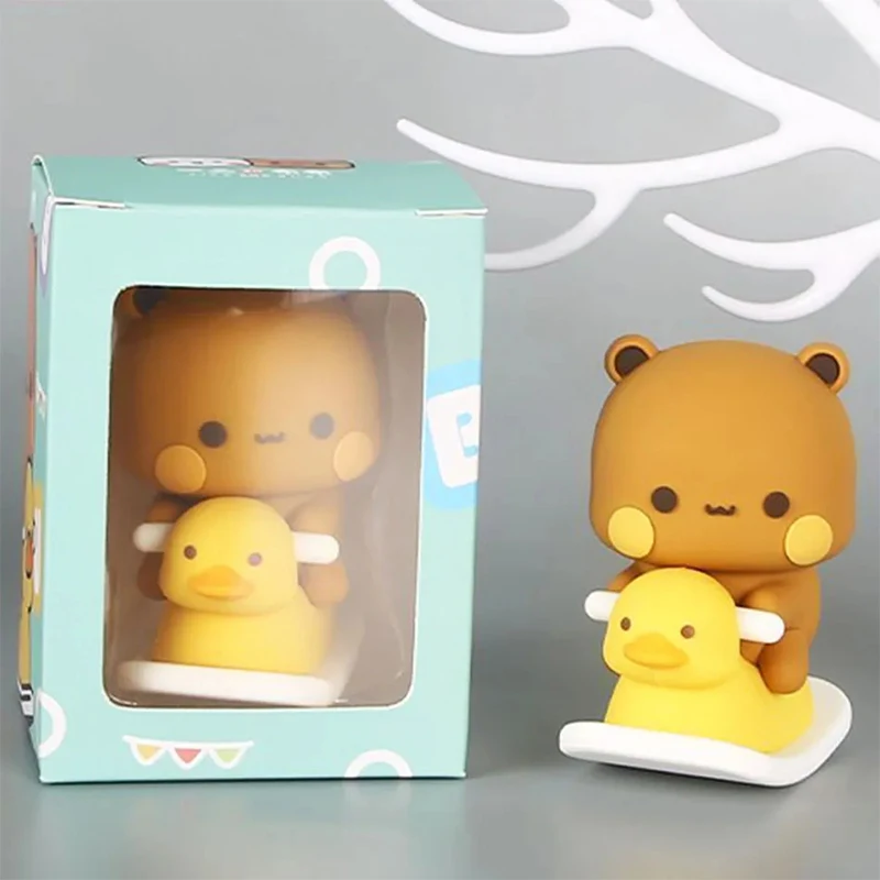 Süße Kawaii Bubu Dudu Panda Bär Figur Cartoon Spannender Bär Miniaturen Sammlerstück Tierspielzeug Puppe Ornament Home Derocation – Detail 11