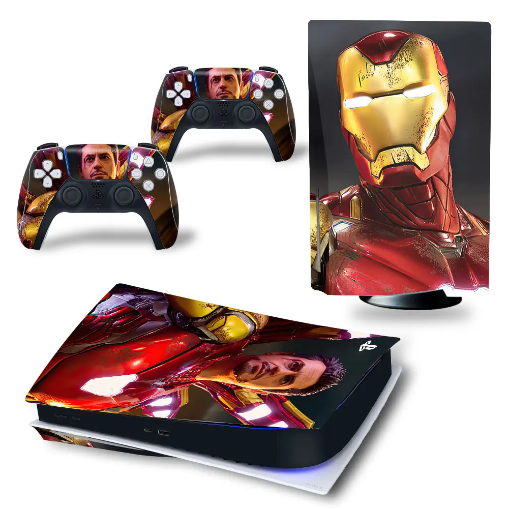 Marvel Venom PS5 Disc Edition Skin Sticker Cover Decal for PlayStation 5 Console and 2 Controllers PS5 Disc Skin Sticker Vinyl 