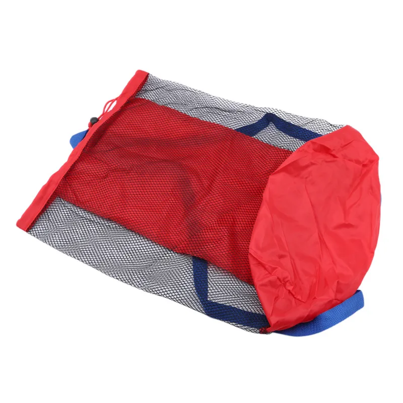 Beach Bag Foldable Portable Mesh Swimming Bag For Children Beach Toy Baskets Storage Bag Outdoor Swimming Waterproof Bags
