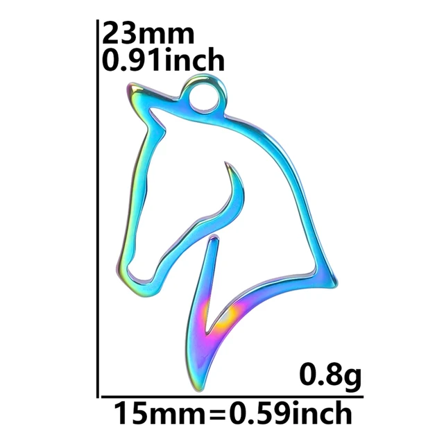 Stainless Steel Pendants Charm Alternative Set 5pcs 48