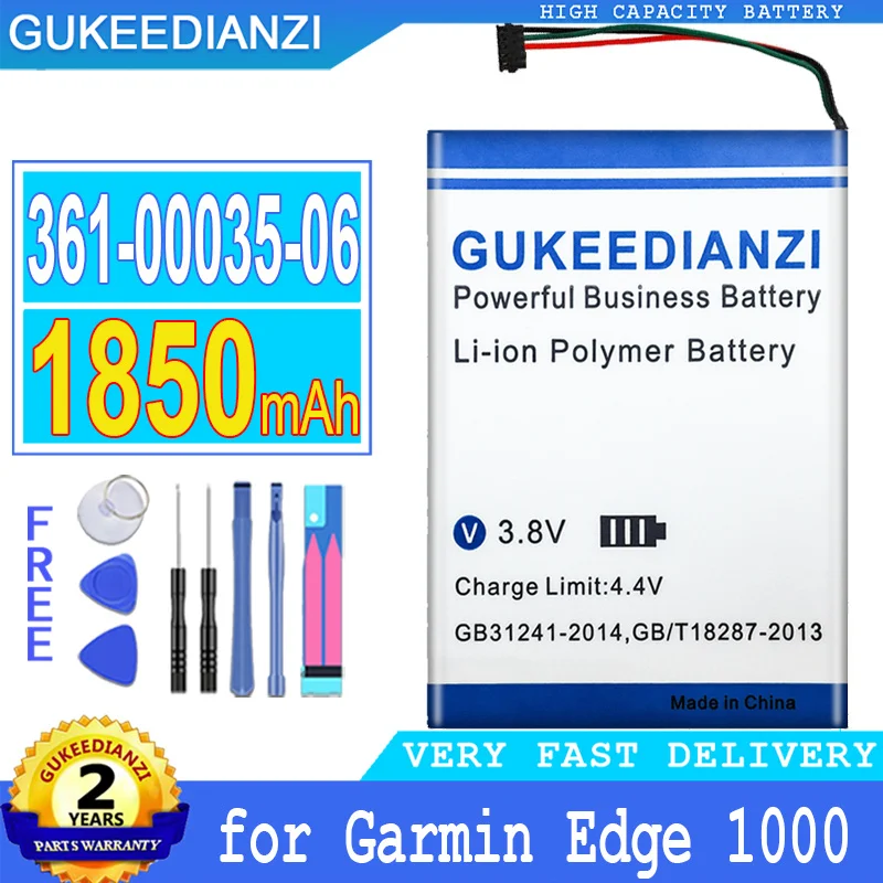 Batteria Ad Alta Capacità Da 1850Mah Per Garmin Edge 1000 Edge Explore 1000 Approach G8 Gps Navigator Batterie Per Telefoni Cellulari