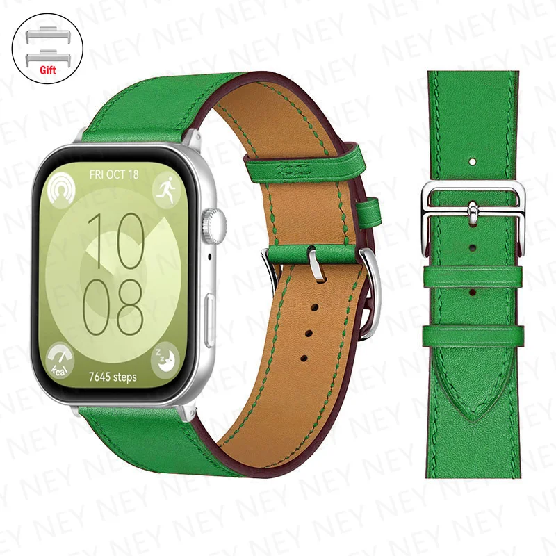 Premium Leather Watch Band - Elegant Retro Bracelet Replacement Strap