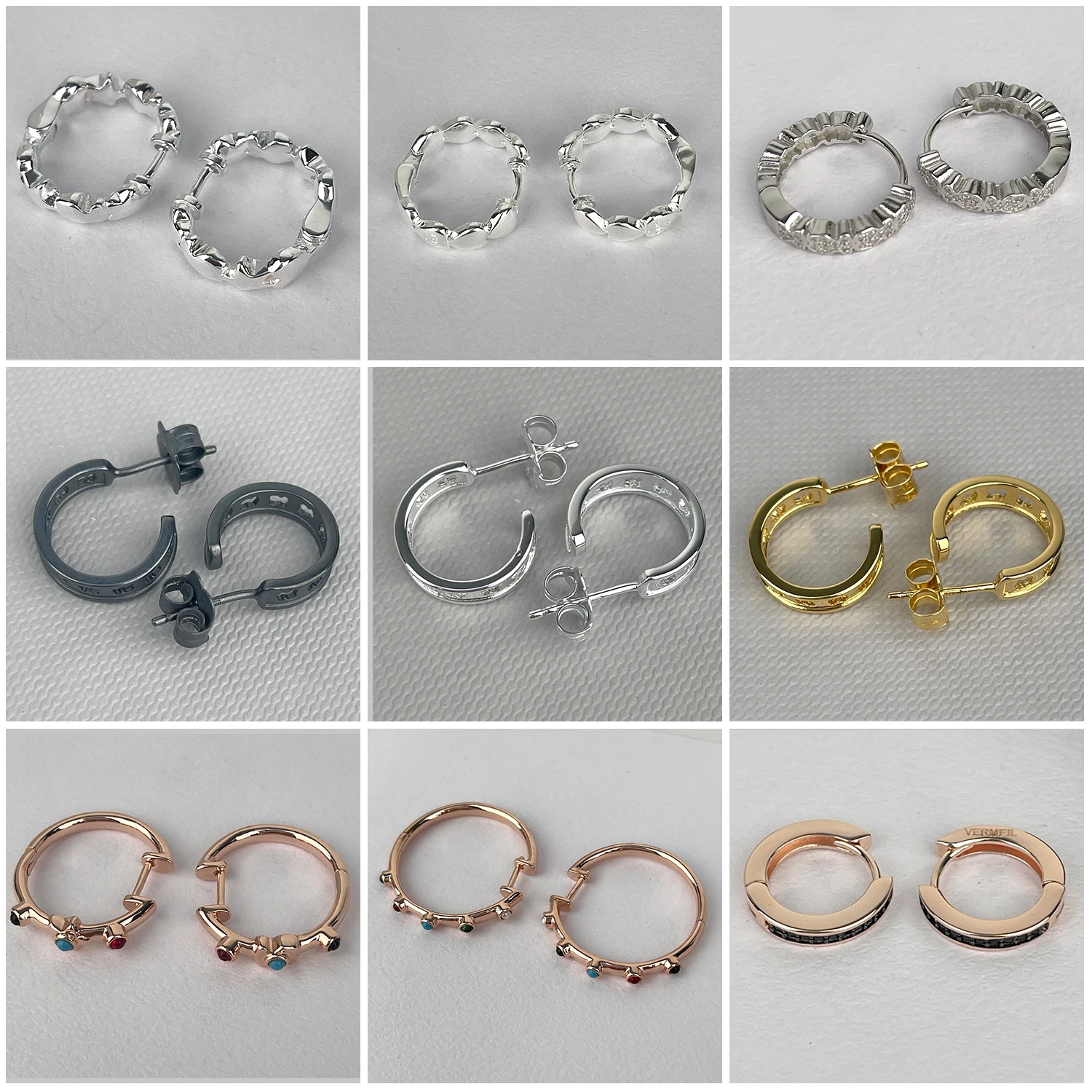 

Женские серьги-гвоздики из серебра 925 пробы
