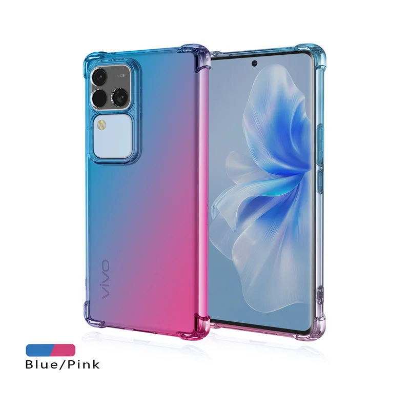 Shockproof Gradient Airbag TPU Protective Phone Case