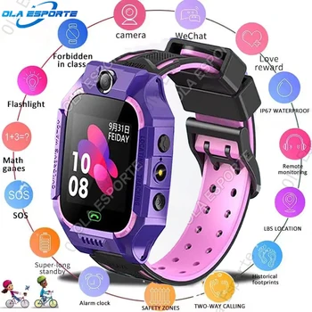 New Kids Smartwatch GPS Location Tracker SOS 2G Sim Call Child Smart Watch Camera IP67 Waterproof Watch Gift For IOS Android New