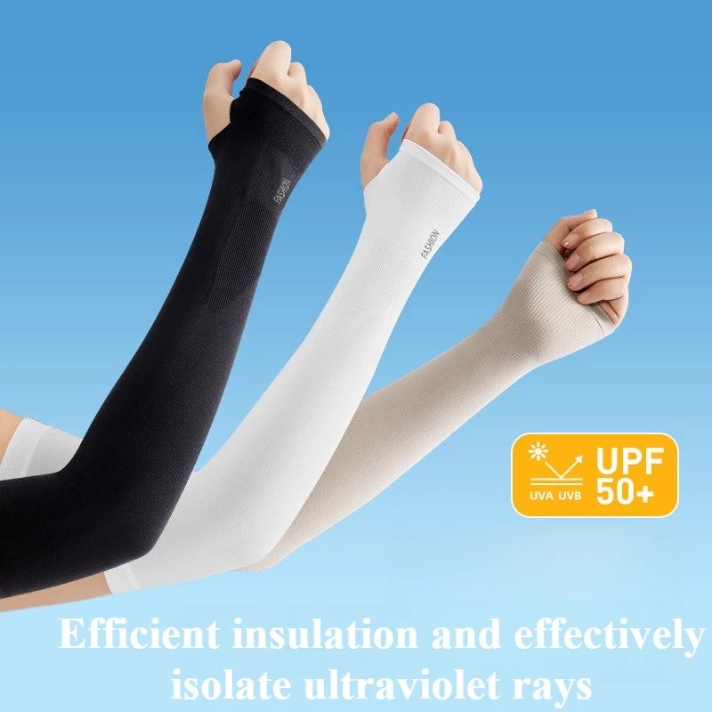 1Pairs Sports Arm Compression Sleeve for Basketball Cycling Running Volleyball UV Protection