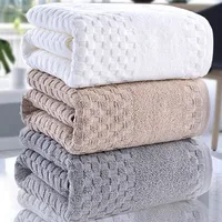 100% cotton face towel absorbent pure hand wash hair shower microfiber towel bathroom family hotel motion bath towel 2