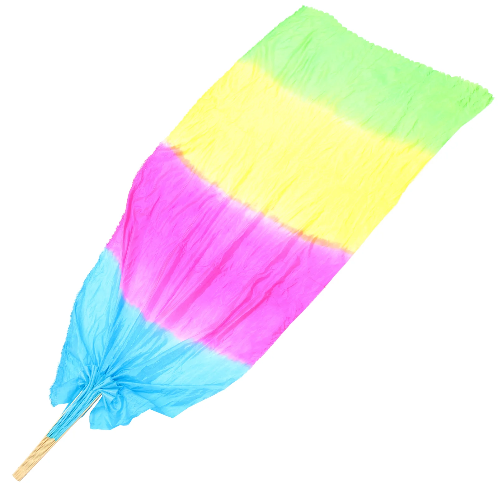 

Satin Dance Fan Folding Fans Square Stage Performance Fabric Accessories Women's