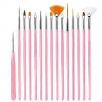 15pcs Fine Detail Paint Brush Set – Miniature Paint Brush For Detailing & Art Painting – Acrylic, Watercolor, Oil,Models