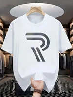 T-shirt imprimé de luxe décontracté pour homme - T-shirts graphiques streetwear tendance et confortables à porter - Vêtements pour homme une pièce 4