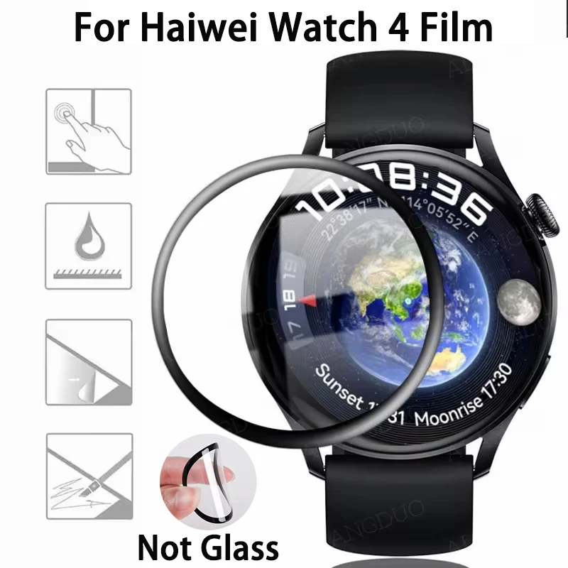 Premium 3D Curved Edge Protective Film - HD Clear Screen Protector for Smartwatch Accessories