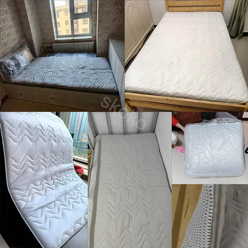 Description Picture 2 of itemSingle Bed Tatami Mattress Topper Soft Thick 4.5cm Sleeping Pad for Student Dormitory Kids Bed 90*190cm Quilted Mat Double 매트리스