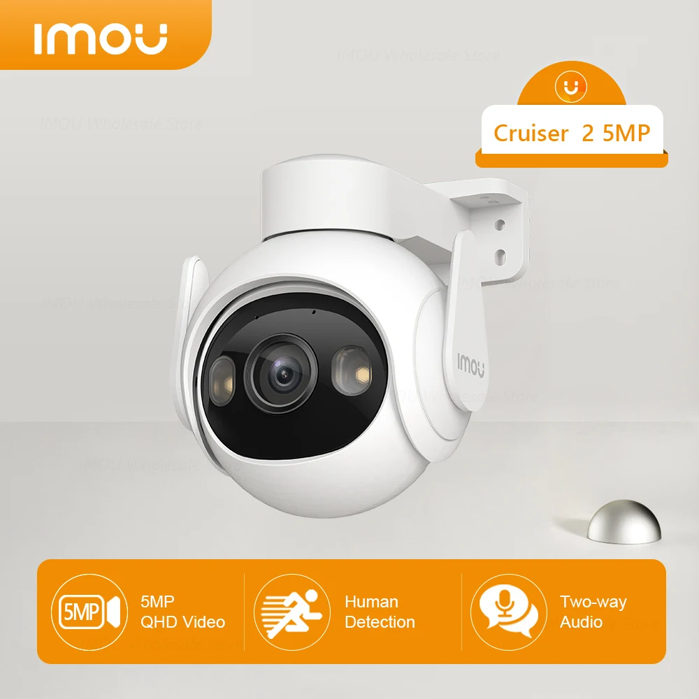 Imou 360° Cámara Vigilancia WiFi Exterior 1080P, PTZ Cámara IP Vigilancia  de Seguridad, AI Detección de Humana, Seguimiento Automático, Sirena,  Visión Nocturna Color 30M, Audio Bidireccional, IP66 : :  Electrónica