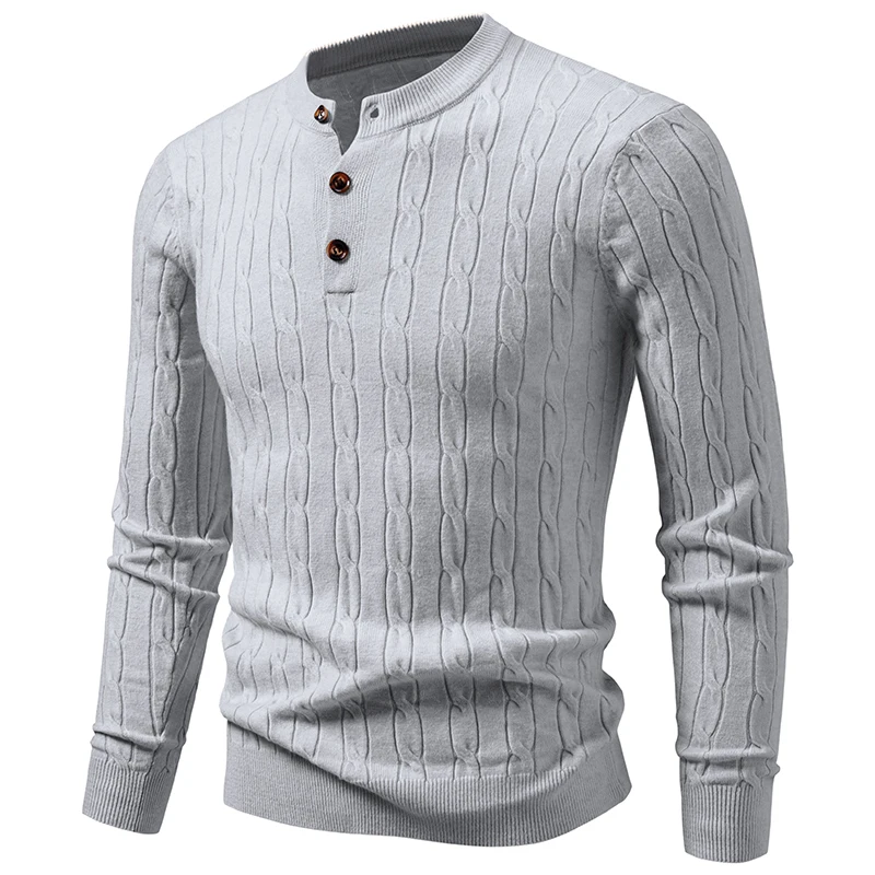Fashion Autumn Winter Men Sweater Knit Pullovers Solid Crew Neck Slim Fit Casual Knitted Sweaters Long SLeeve Couple Knitwear