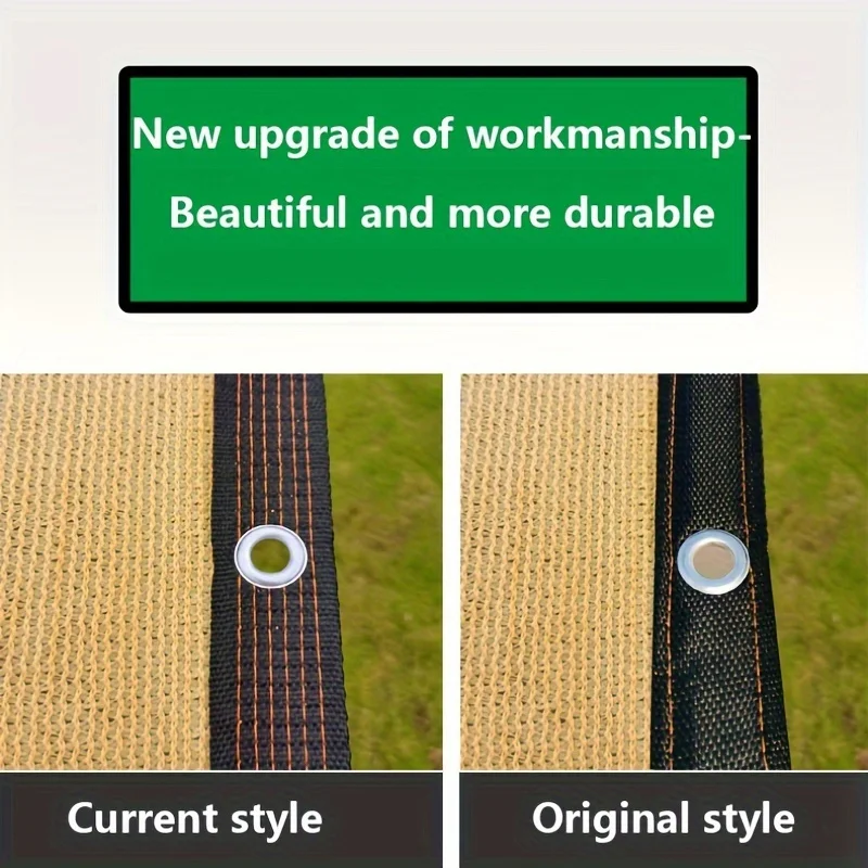 1PC Sunshade Cloth, Encrypted and Thickened Sunshade Net, Outdoor Balcony, Courtyard and Household Insulation Sunshade Net