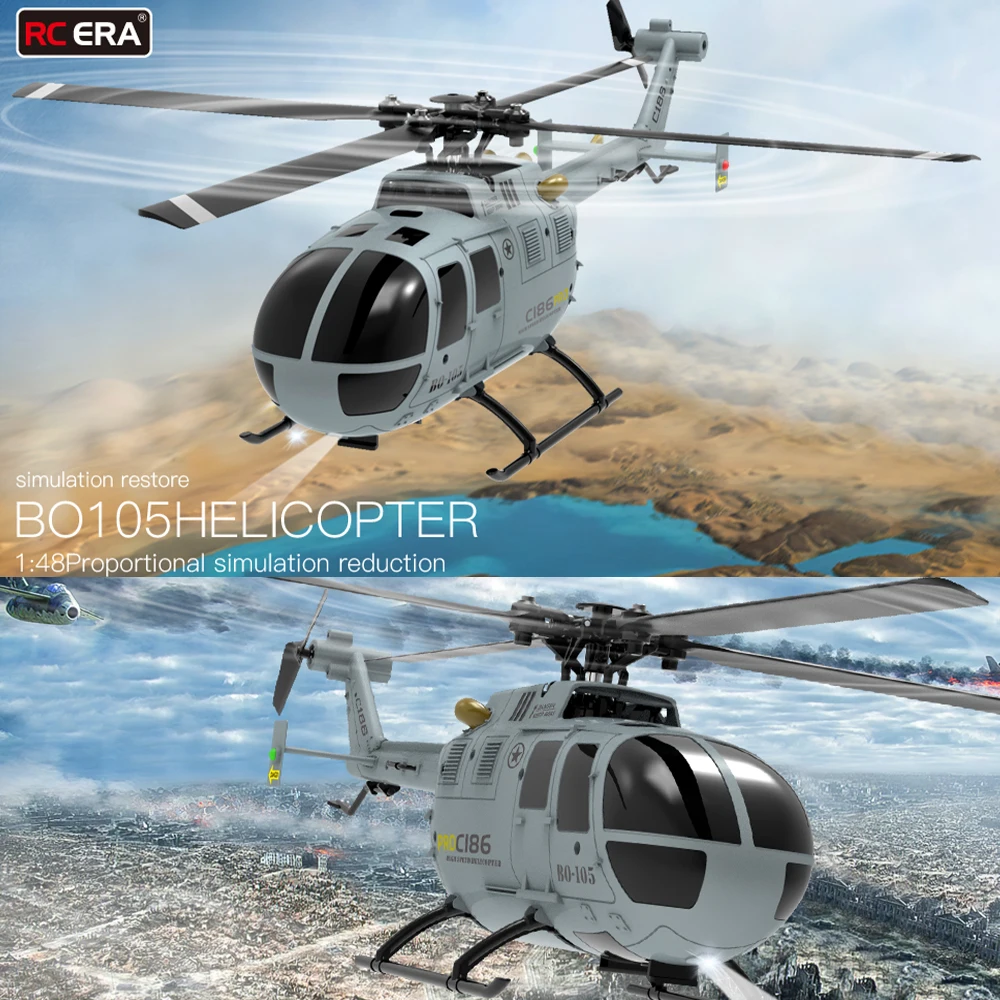 RC ERA BO-105 헬리콥터 1:48 4채널 15분 비행 C186 RC 항공기