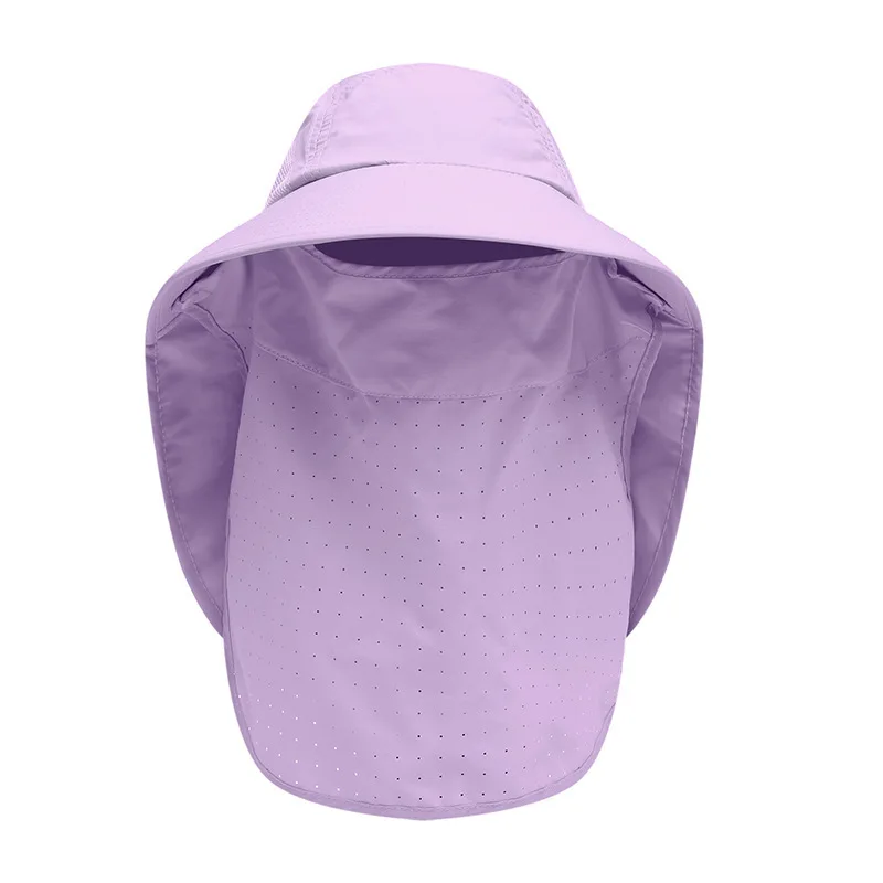 Quick-dry Water-proof Men Women Sun Hat Outdoor Face Mask Wide Brim Bucket Hat with Flap Cap for Fishing Hunting Hiking Safari