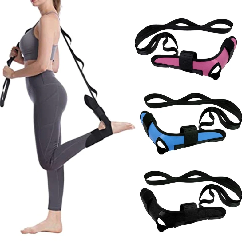 

Yoga Strap Stretching Stretcher Belt with Loop, Leg and Foot Stretch Assistance Drop Shipping