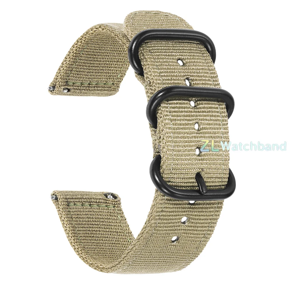 Universal Woven Nylon Quick Release Watch Strap - Versatile Fabric Wristband Accessory