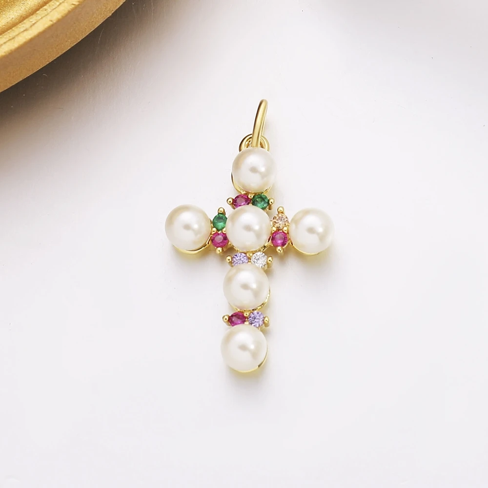 Juya 18K Echtgold vergoldet Baum Stern Hund Kreuz Vogel Panther Löwe Leopard Charms für DIY Frauen Männer Luxus Anhänger Schmuckherstellung – Detail 3