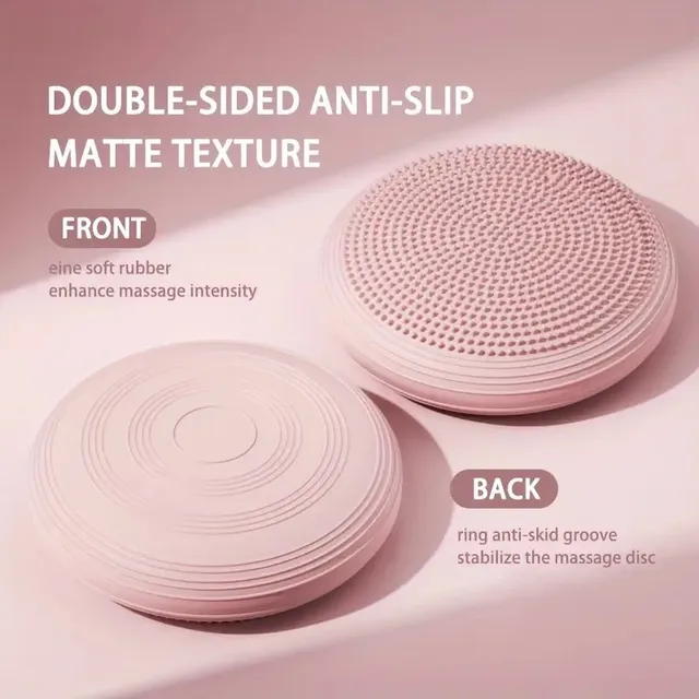 Thickened Yoga Mat Flat Balance Massage Yoga Trainer Exercise Fitness Equipment Shock Absorption Mat For Home Gym Use 2