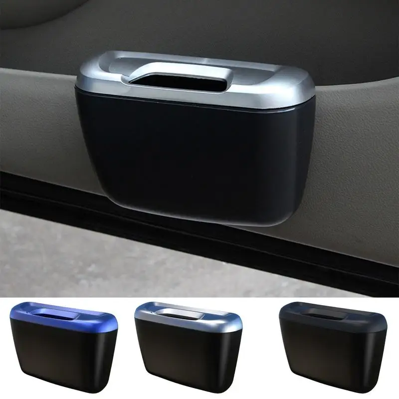 

trash can Car side door car storage box trash can storage box Leak Proof Wastebasket Trash Bin Organizer Mini Car Garbage Can