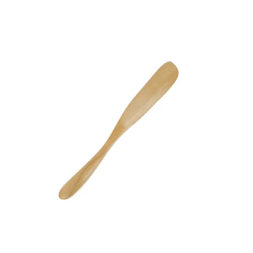 Butter Knifes Natural Wood Kitchen Spreaders for Cheese Sandwiches Breakfast 1pc 16.5cm