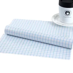 Clear Vinyl Application Tape with Two-Color Alignment Grid for DIY Crafts and Art Projects - 30.5cm x 150cm (30.5x200cm-Blue)