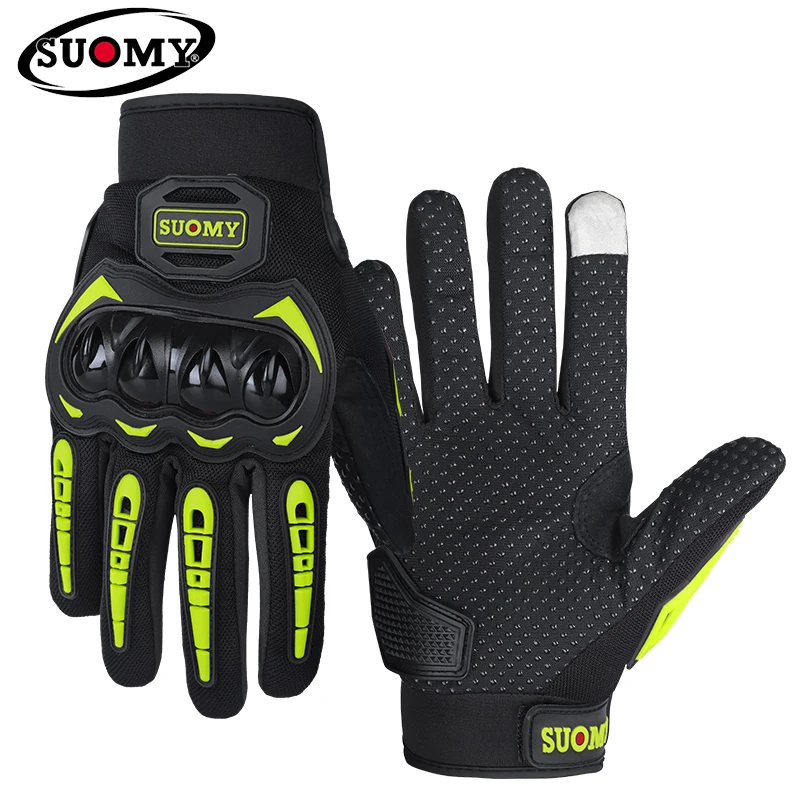 Suomy Series Full Finger Motorcycle Gloves Summer Mesh Moto Bike Cycling Men Women Touch Motocross - AliExpress