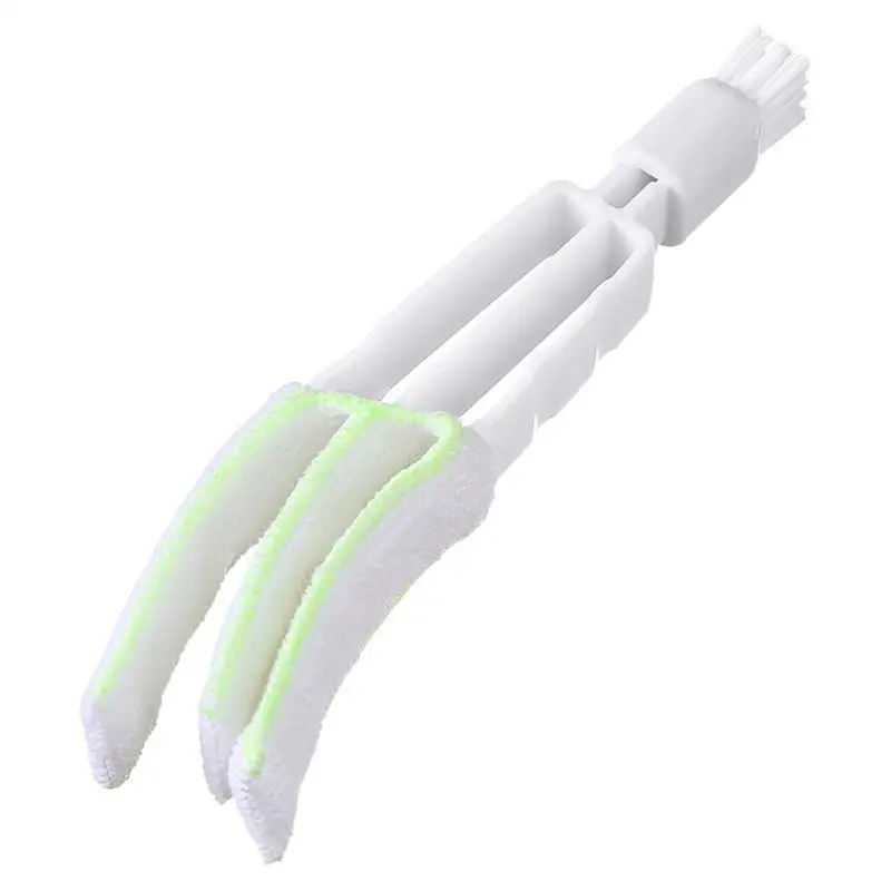 

Car Air Vent Cleaner Interior Car Air Vent Brush Cleaner Double Head Mini Microfiber Cleaning Tool With Detachable Cover For