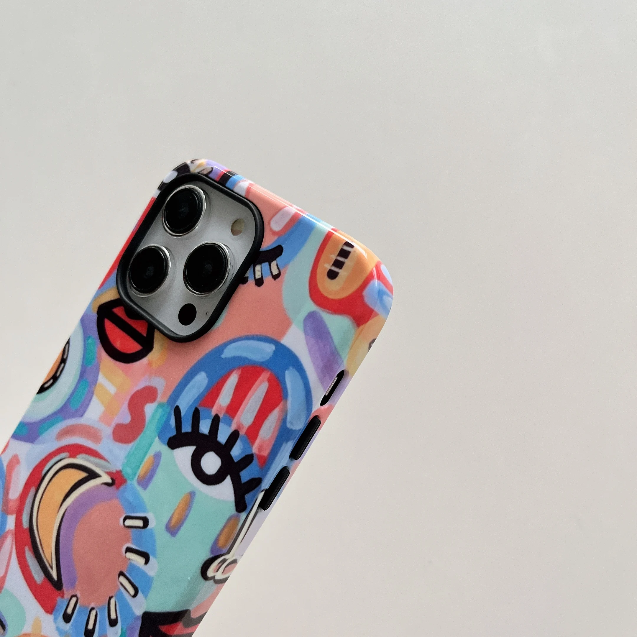 Random Abstract Oil Painting Case for iPhone