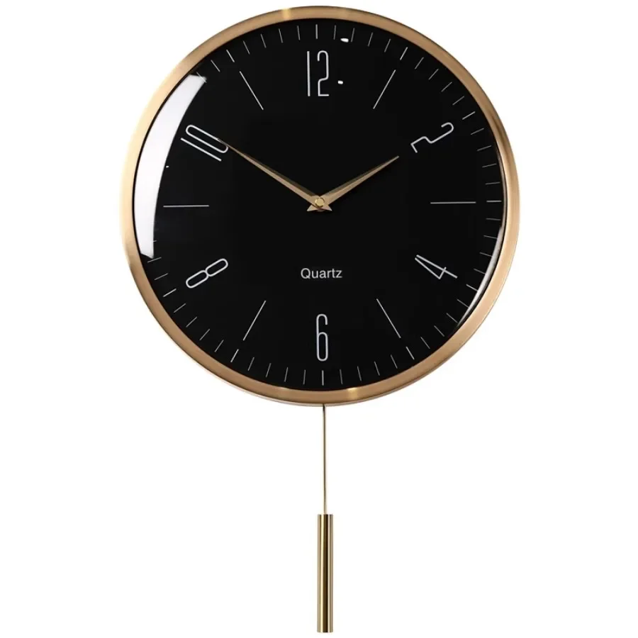 

Quartz Living Room Wall Clock Decoration Art Unique Hand Wall Clock Home Elegant Hooks Round White Glass Nordic Saat Room Decor