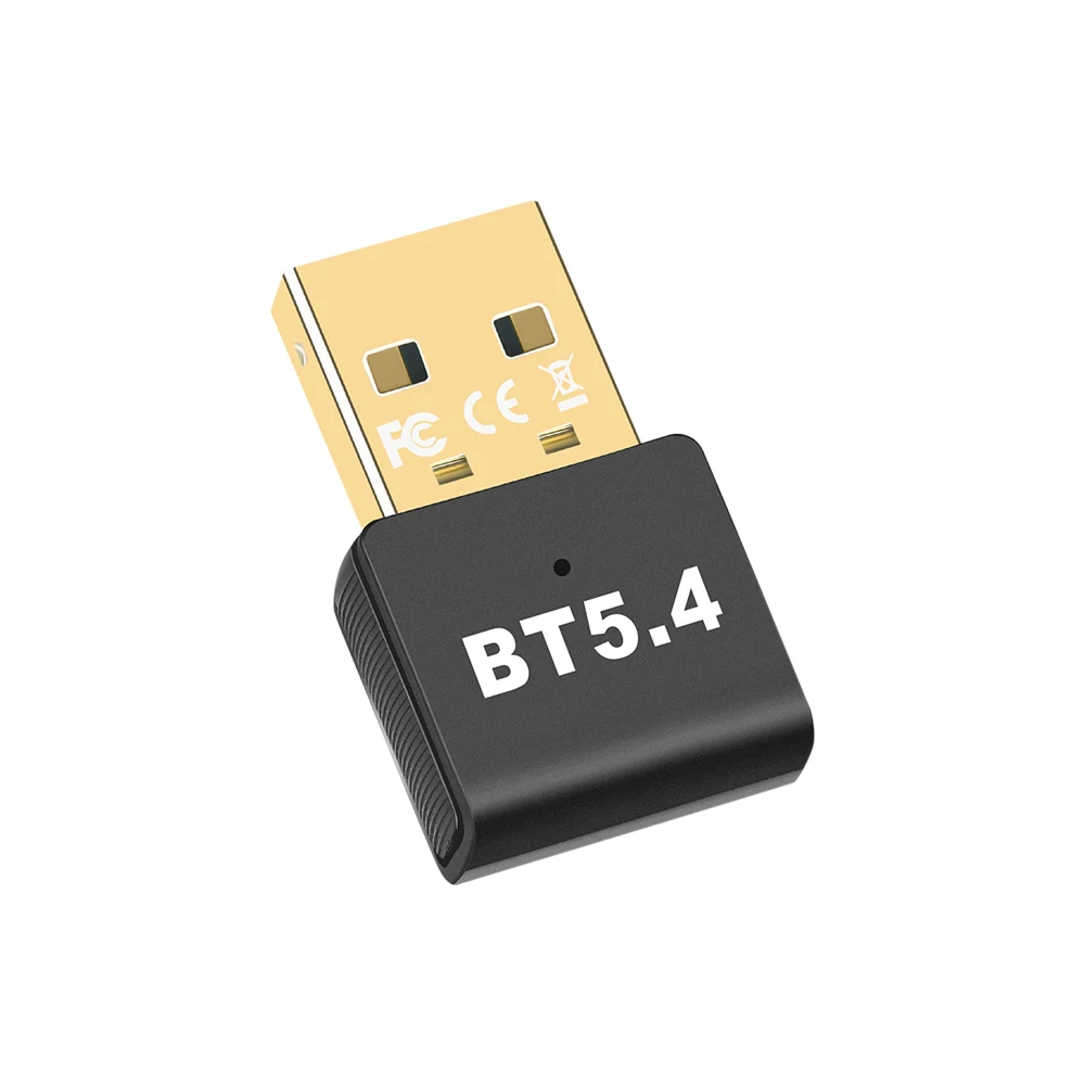 데스크탑 컴퓨터용 블루투스 어댑터 5.4, 드라이버리스 USB 블루투스 헤드셋, 오디오 마우스 리시버 송신기