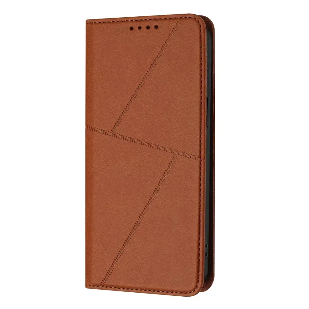 Elegant Magnetic Card Slots Leather Phone Case - Premium Back Cover Design