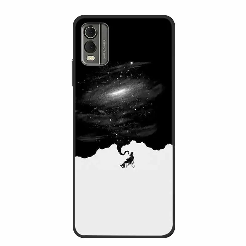Luxury TPU Soft Silicone Back Cover with Lovely Floral Design - Shockproof Phone Protector
