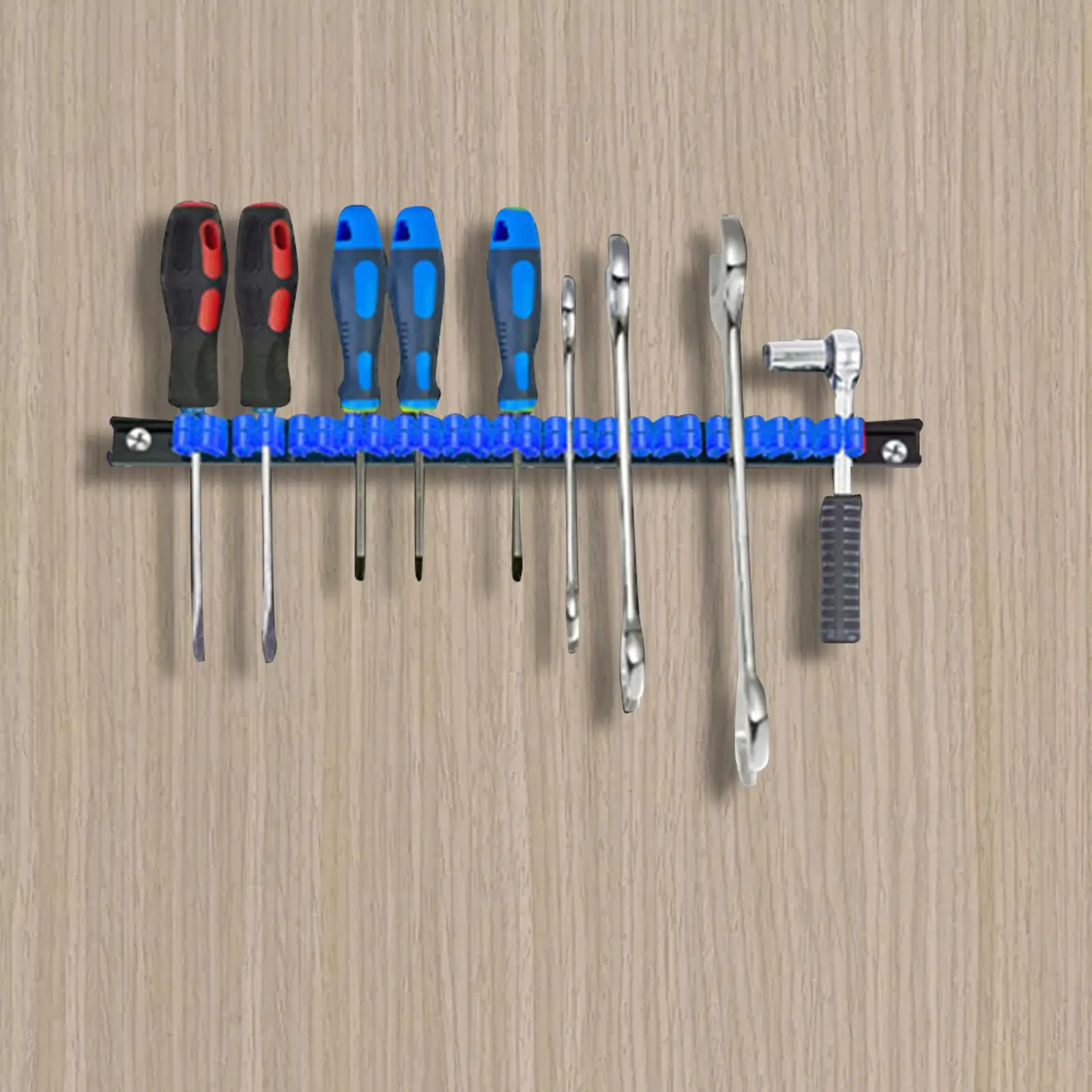 Screwdriver Storage Organizer Rack Garage Accessories Wall Mount Home